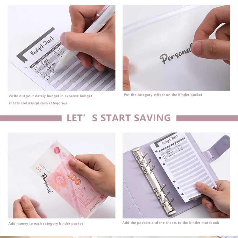 Clarity Budget Binder Kit - Cash Envelope System for Women