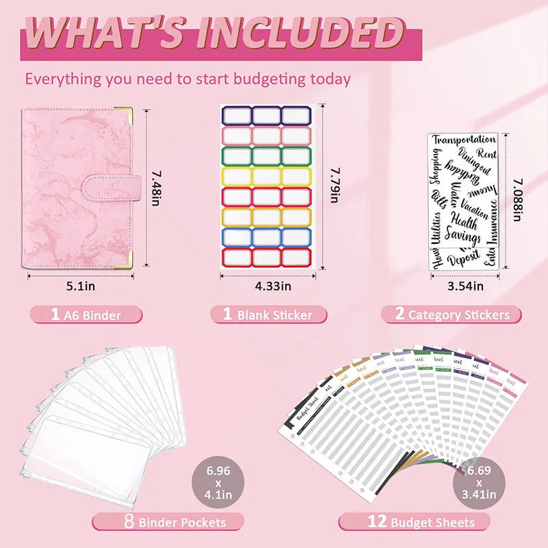 Clarity Budget Binder - Cash Envelope System for Beginners